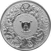 Kamerun Rusalka Slavic Bestiary 2022 2 oz Silber