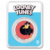 Samoa Looney Tunes 2. Ausgabe Daffy Duck 2022 1 oz Silber - Coloriert