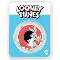 Samoa Looney Tunes 1. Ausgabe Bugs Bunny 2022 1 oz Silber - Coloriert
