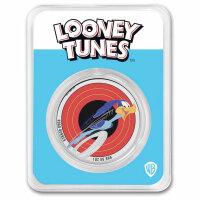 Samoa Looney Tunes 3. Ausgabe Road Runner 2023 1 oz Silber - Coloriert