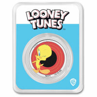 Samoa Looney Tunes 4. Ausgabe Tweety 2023 1 oz Silber - Coloriert