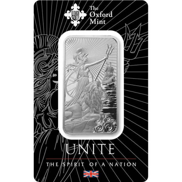 31,1 Gramm Silberbarren UK Oxford Mint Britannia