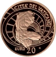 Vatikan 20 Euro 2008 "Meisterwerke der...