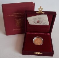 Vatikan 20 Euro 2008 "Meisterwerke der Bildhauerkunnst - Pietà Michelangelo" Gold