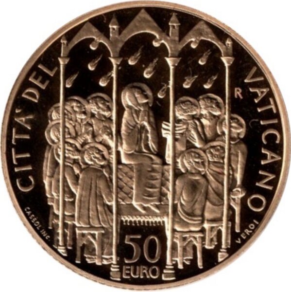 Vatikan 50 Euro 2006 "Die Sakramente der christlichen Initiation - Firmung" Gold