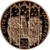 Vatikan 50 Euro 2006 "Die Sakramente der...