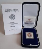 Vatikan 25 Euro 2022 "Ostern der Auferstehung" Silber PP coloriert