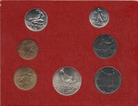 Vatikan Lire Kursmünzensatz Papst Paul VI. 1978