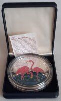 Kuba 50 Pesos 1994 - Karibische Fauna "Amerikanischer Flamingo" - Silber PP