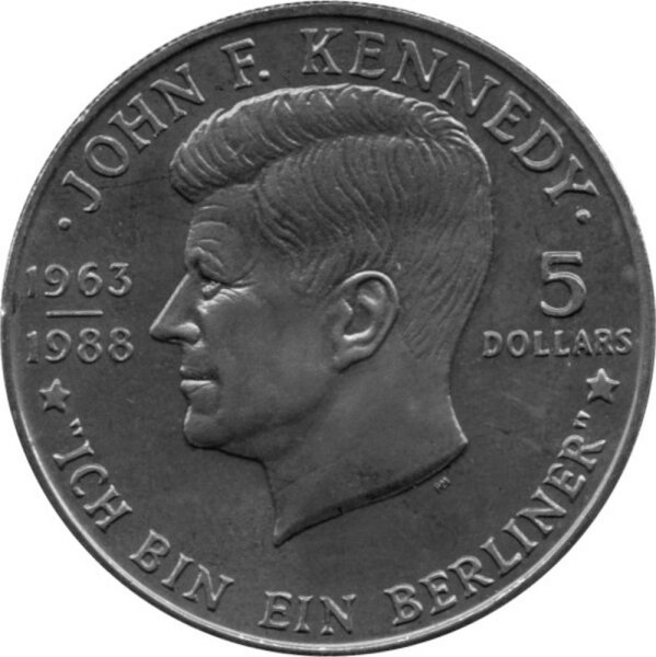 Niue 5 Dollars 1988 - John F. Kennedy - Ku-Ni