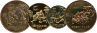 China 4 x 1 Yuan 1980 XXII. Olympische Sommerspiele 1980...