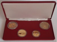 China 4 x 1 Yuan 1980 XXII. Olympische Sommerspiele 1980 in Moskau" - Messing PP