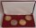 China 4 x 1 Yuan 1980 XIII. Olympische Winterspiele 1980 in Lake Placid" - Messing PP