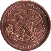 USA "Walking Liberty" - 5 AVDP-Unzen Kupfer