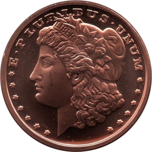 USA "Morgan Dollar" - 1 AVDP-Unze Kupfer