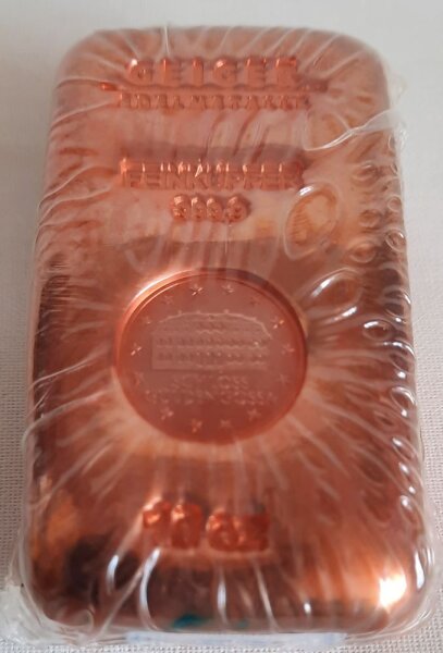 10 oz Kupferbarren "Schloss Güldengossa"
