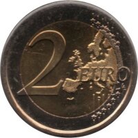 Italien 2 Euro 2015 "Dante Alighieri" + 2 Euro Kursmünze 2015 - Coincard