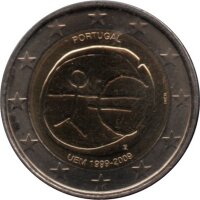 Portugal 2 Euro 2009 "10 Jahre WWU" im Blister