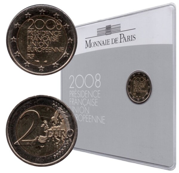 Frankreich 2 Euro 2008 "EU-Ratspräsidentschaft" - Coincard