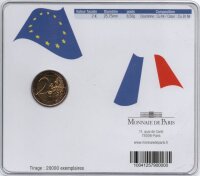 Frankreich 2 Euro 2009 "10 Jahre WWU" - Coincard