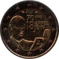 Frankreich 2 Euro 2010 "Appell vom 18. Juni" - Coincard