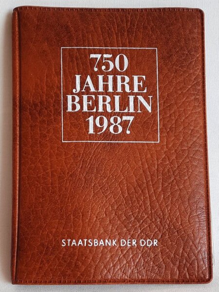 DDR Set 4 x 5 Mark 1987 - "750 Jahre Berlin"