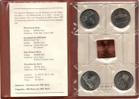DDR Set 4 x 5 Mark 1987 - "750 Jahre Berlin"
