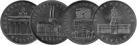 DDR Set 4 x 5 Mark 1987 - "750 Jahre Berlin"