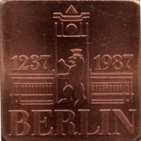 DDR Set 4 x 5 Mark 1987 - "750 Jahre Berlin"