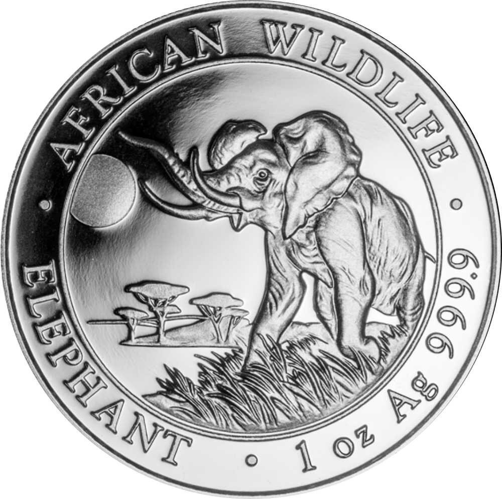 Somalia Elefant 2016 1 oz Silber
