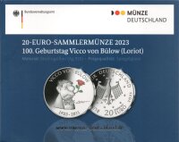 Deutschland 20 Euro 2023 Vicco von Bülow - Loriot - PP