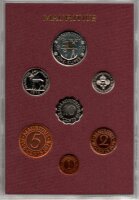Mauritius Kursmünzensatz 1978 - Polierte Platte