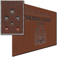Sierra Leone Kursmünzensatz 1980 - PP