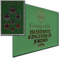 Jordanien Kursmünzensatz 1978 - PP