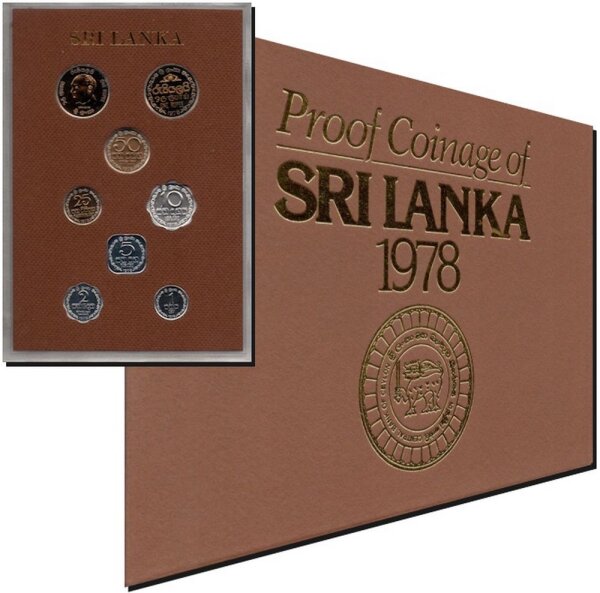 Sri Lanka Kursmünzensatz 1978 - PP