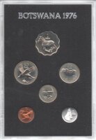 Botswana Kursmünzensatz 1976 - PP
