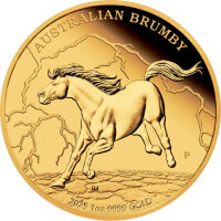 Australien Brumby 5. Ausgabe 2025 1 oz Gold | Wildpferd