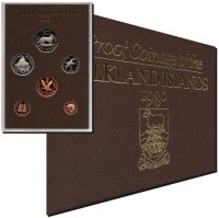 Falkland Inseln Kursmünzensatz 1980 - PP