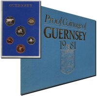 Guernsey Kursmünzensatz 1981 - PP