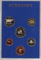 Guernsey Kursmünzensatz 1981 - PP