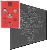 UK Kursmünzensatz 1981 - PP