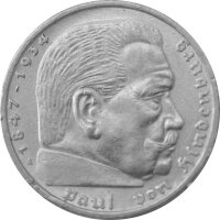 J.360 III. Reich 5 RM Hindenburg ohne HK