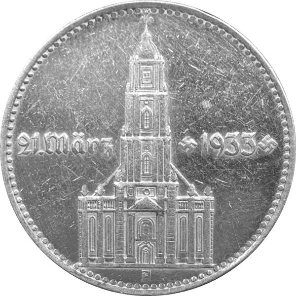 J.355 III. Reich 2 RM Garnisonskirche m.I.