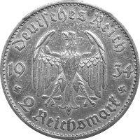J.355 III. Reich 2 RM Garnisonkirche m.I. - Silber
