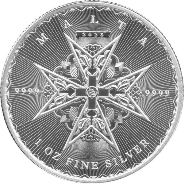 Malta 5 Euro 2023 - Malteserkreuz - 1 oz Silber
