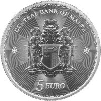 Malta 5 Euro 2023 - Malteserkreuz - 1 oz Silber