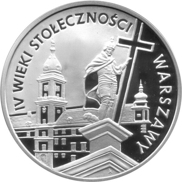 Polen 20 Zlotych 1996 - Warschau 400 Jahre Hauptstadt - Silber PP