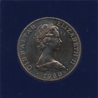 Gibraltar 1 Crown 1980 - 175. Todestag von Horatio Nelson - Ku-Ni