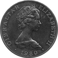 Gibraltar 1 Crown 1980 - 175. Todestag von Horatio Nelson - Ku-Ni