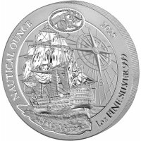 Ruanda Nautical 2025 HMS Victory 1 oz Silber